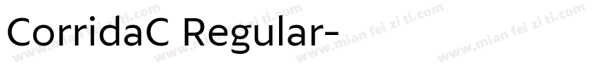 CorridaC Regular字体转换